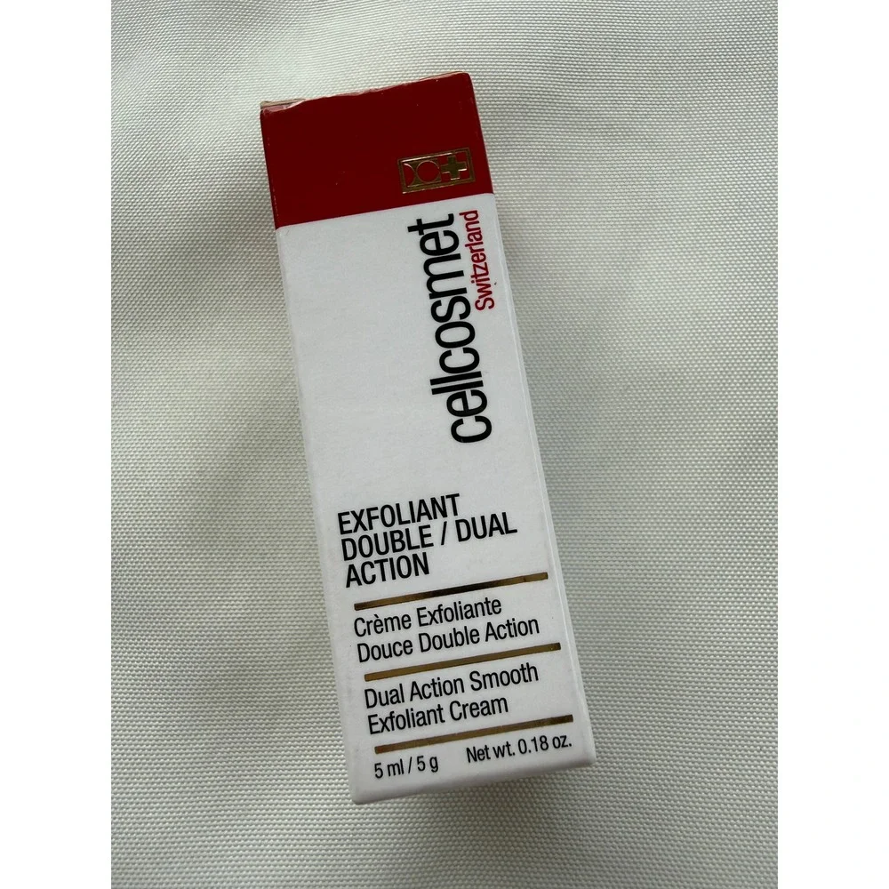 Cellcosmet Switzerland Exfoliant Dual Action Smooth Cream 5ml 0.18oz Travel Size